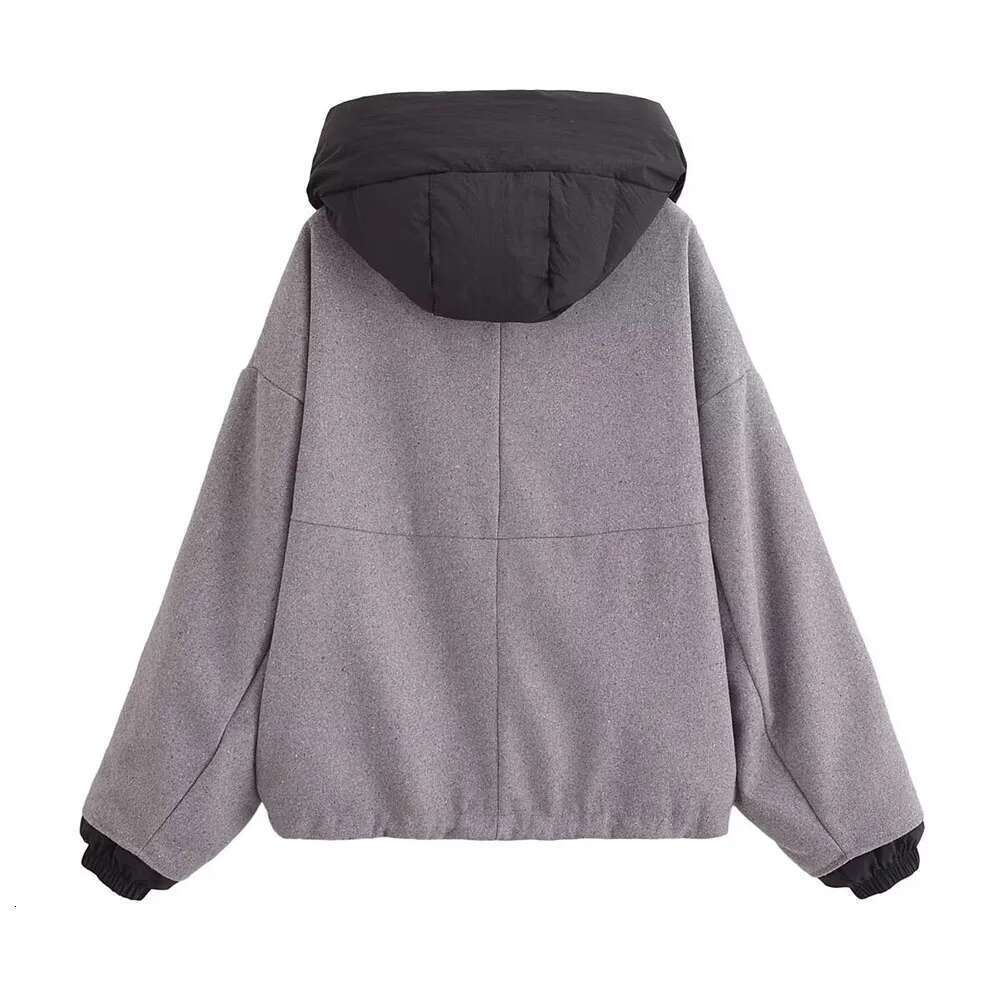 Autumn new fashionable women's clothing casual elegant design European and American style woolen cotton hat jacket