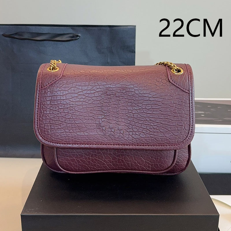 Chain Shoulder Bag Hobo Underarm Crossbody Shopping Handbags Woc Chains Artwork Designer Bags Flap Handbag Purse Women Leather Retro Adjustable strap