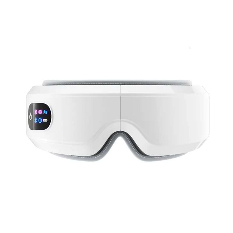 Smart Massager and Vibration 6 Modes with Bluetooth Music Heat Compression Foldable Eye Massage for Migraines