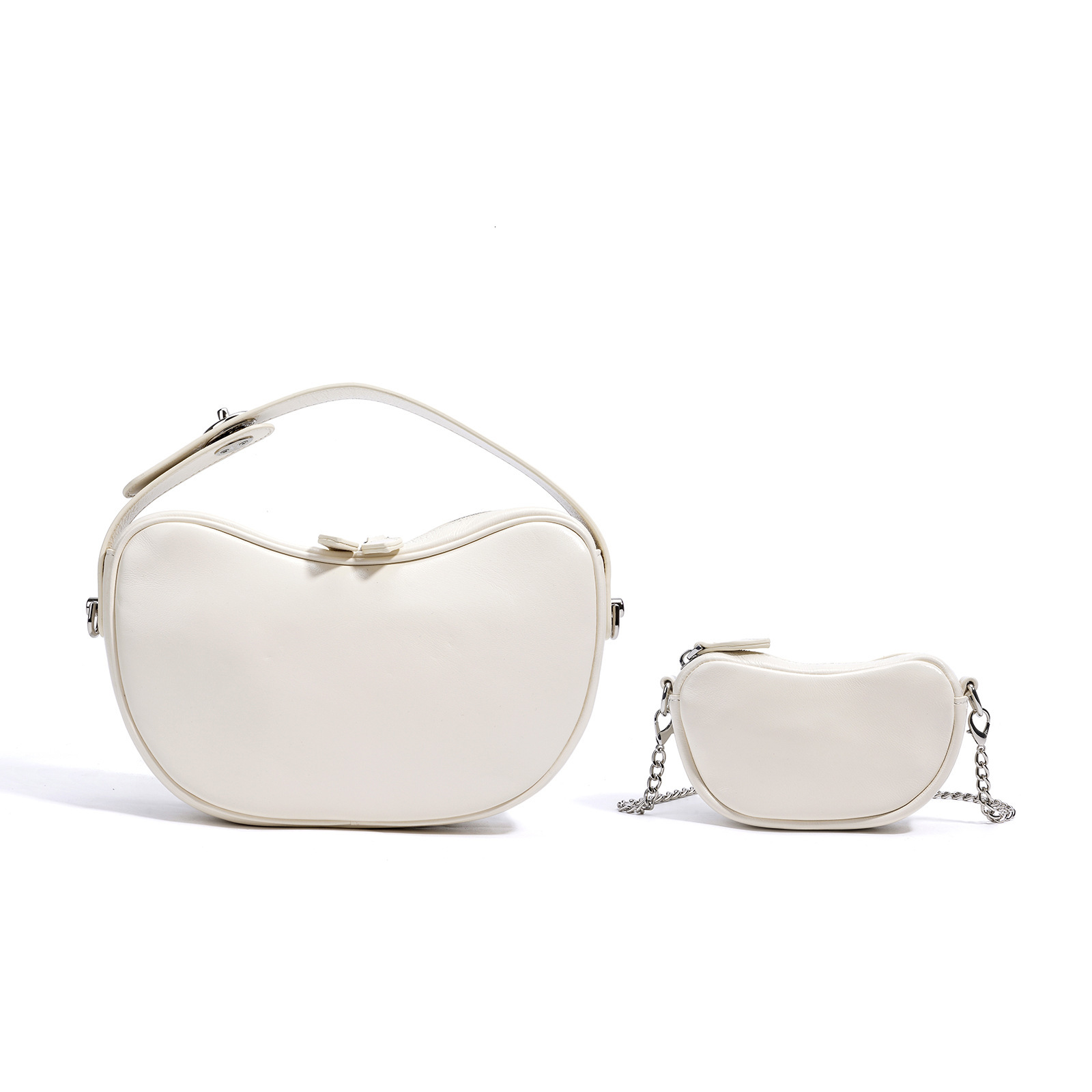 2025S designer pea sheepskin fashionable cashew niche design shoulder temperament high-end mother and child crossbody women bag