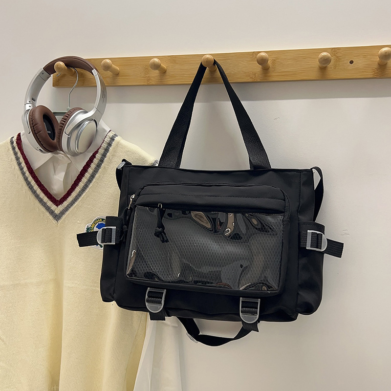 Free Delivery Designer Bag 2025 Large Capacity Leisure Multi Functional Tutoring For Supplementary Learning Single Shoulder Handheld Lightweight Tote 