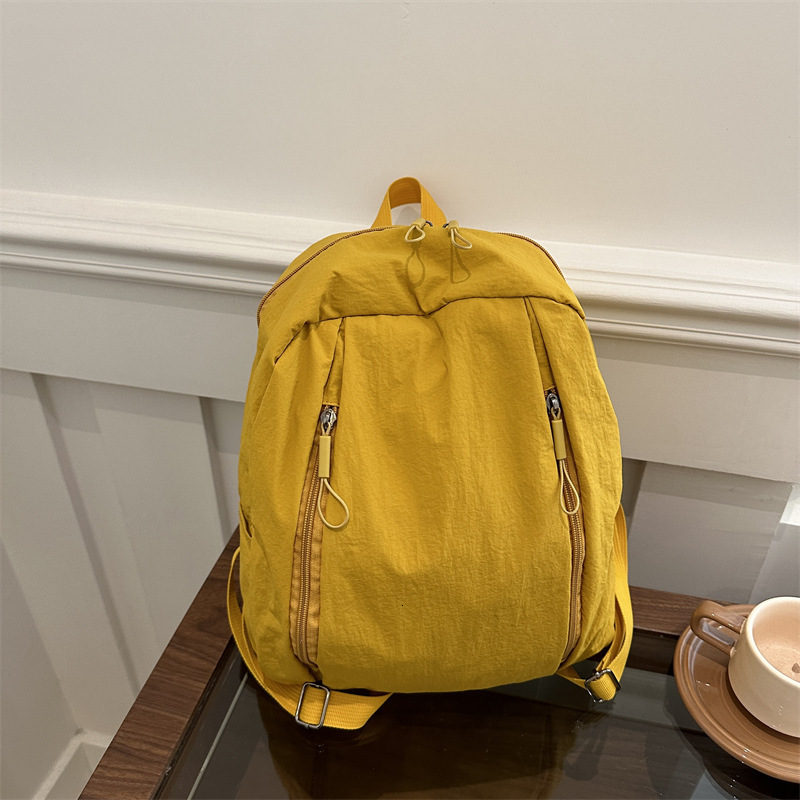 Free Delivery Designer Bag Fashionable And Versatile Backpack Women In The Spring Of 2025 Soft Girl For School Students High Looks Lazy Style Backpack