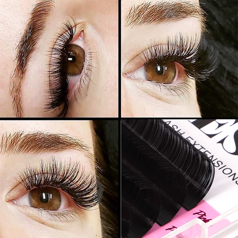 Professional Mink Silk Eyelash Extensions - Private Volume Lashes for a Natural Look