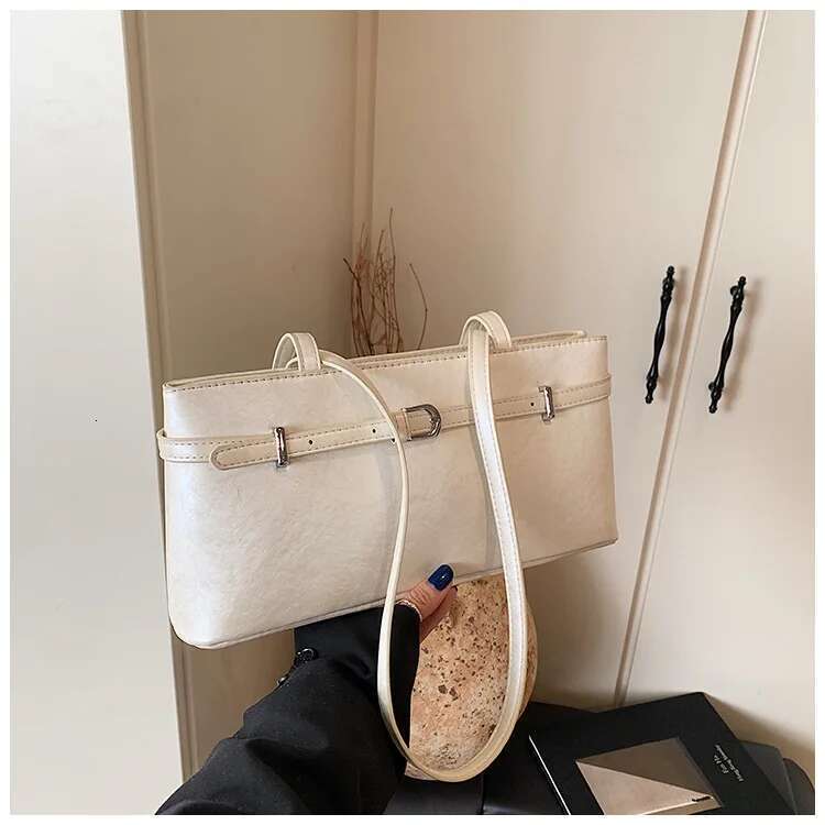 Spring 2025 New Arrival High End Texture Underarm Briefcase For Women, Niche - Style Fashionable Small Square Shoulder Bag