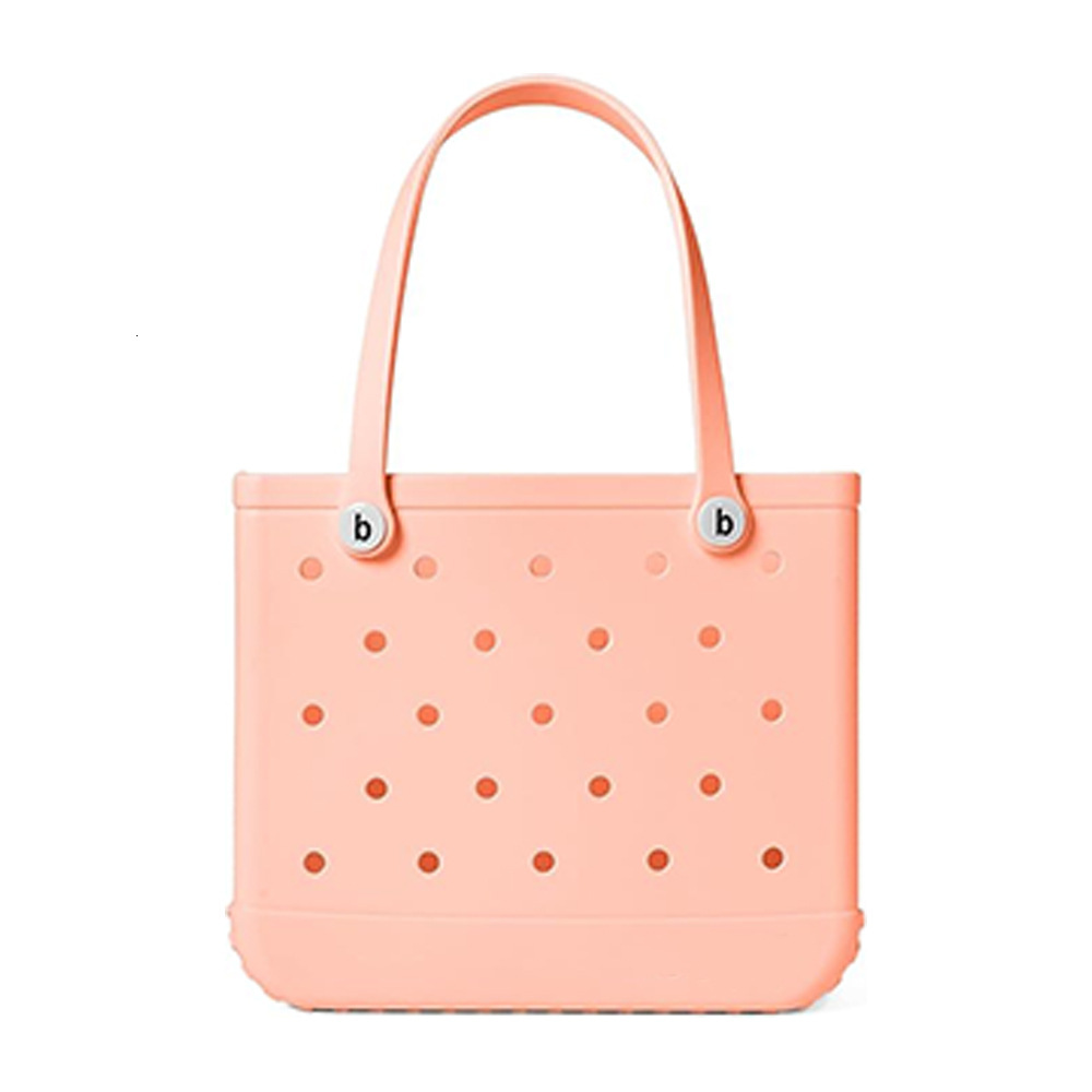 Top quality Brand High Quality Fashionable solid color EVA hole pool DIY beach bag expandable storage portable handbag New Free Delivery Designer Bag