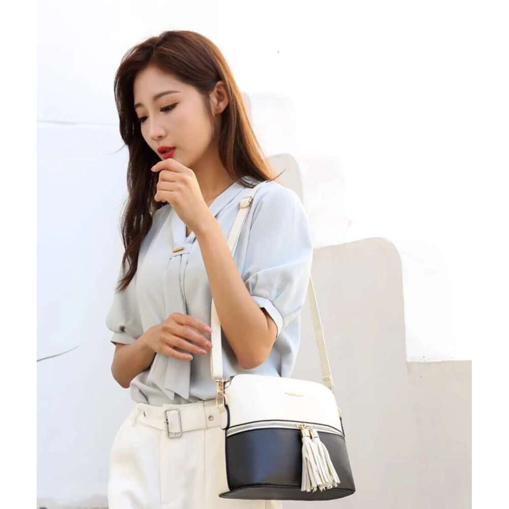 New Women's Fashion Trend Color Matching Mother And Child Bag Three-Piece Set