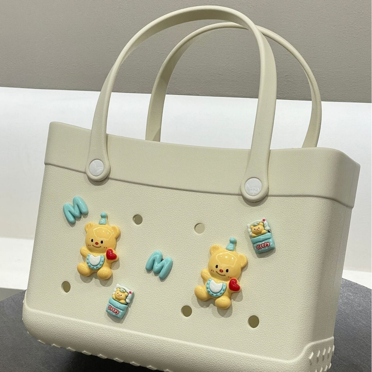 Women's Handheld EVA Beach Hole Bag DIY 2025 New Product Storage Waterproof