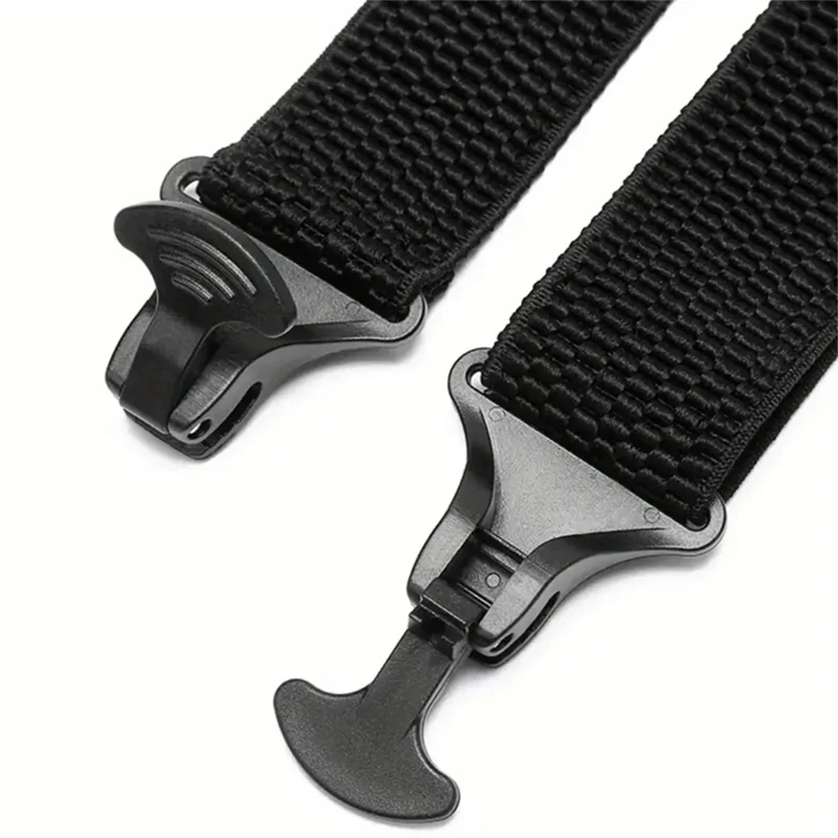 Mens Heavy Duty Y-Straight Suspenders with 3 Durable Clips - Adjustable Elastic Waistband for Work and Outdoor Wear 250515