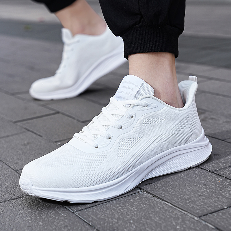 Men S Flying Woven Running Spring Summer Low Top Mesh Casual Sports Shoes Lightweight Breathable Casual Shoes And Trendy Walking Shoes Ddmysaturn