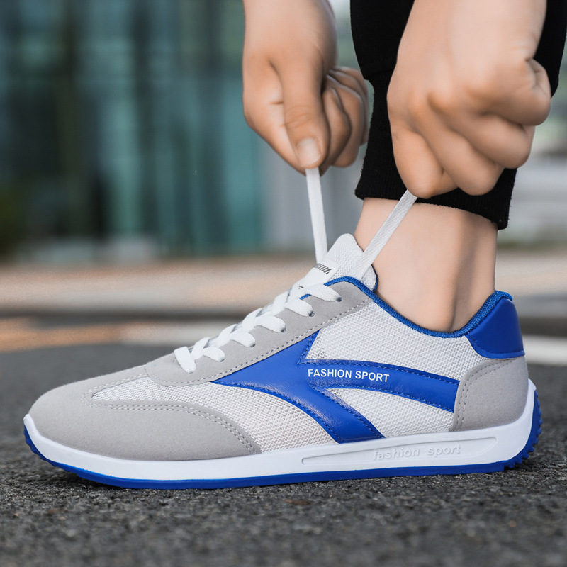 Shoes made of mesh fabric, trendy breathable and versatile for all seasons, casual sports men's running shoes, lightweight