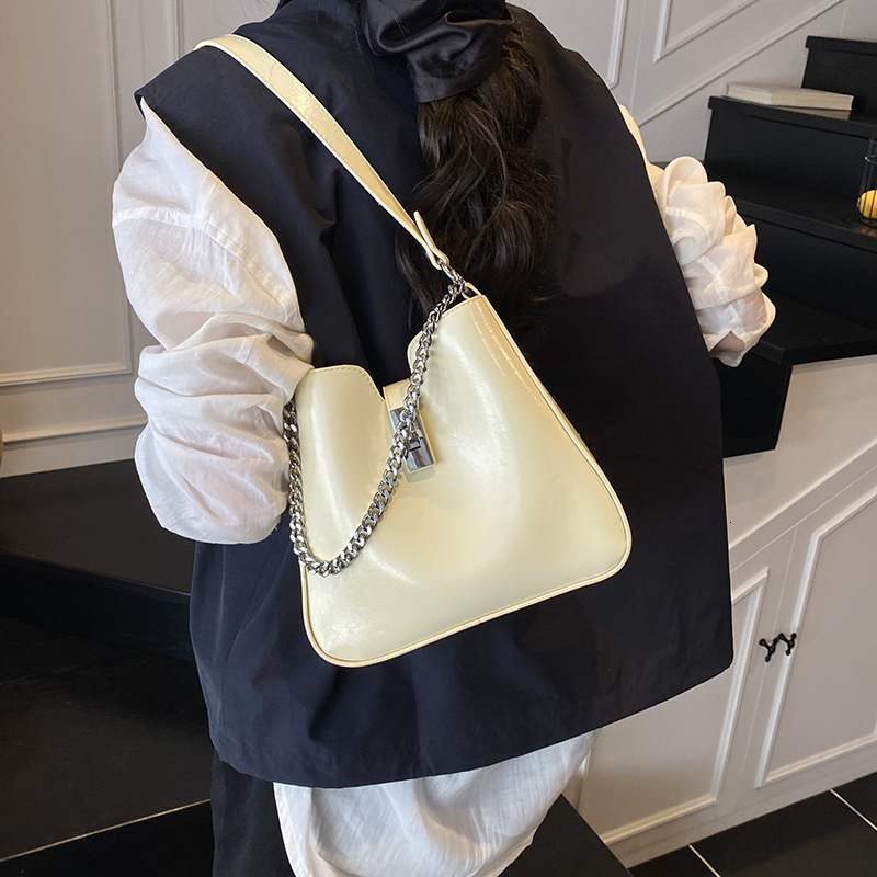 2025 New Classic Fashion Simple Commuter Underarm Bucket for Women, Large Capacity High Quality Texture Single Shoulder Crossbody Bag