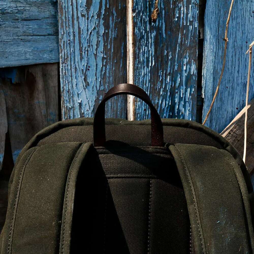 tailor brando 70307 american retro waterproof 15oz heavy oil wax canvas 244712cm backpack unisex computer travel school bag