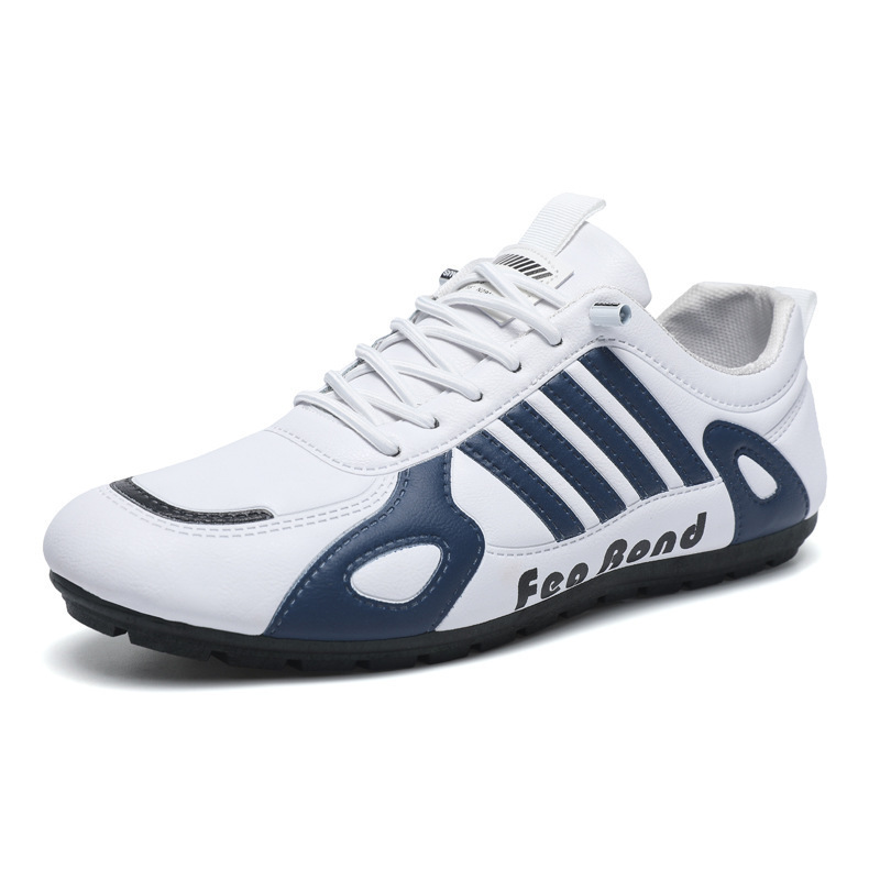 Men's 2025 spring new leather comfortable soft sole breathable casual sports trendy men's shoes