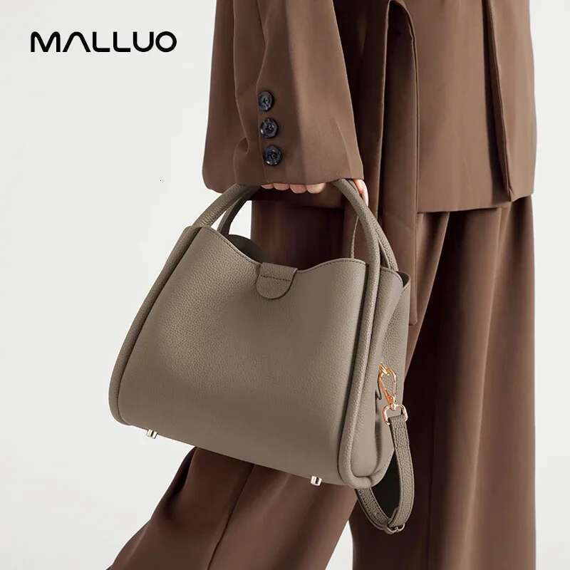 Women's Natural Cow Real Leather Shoulder Ladies Retro Fashion Crossbody Bag Female Cowhide Commuter Handbag For Lady