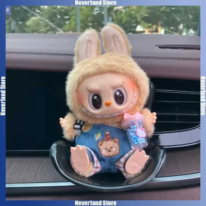 Mini Plush Safe Air Aromatreatment Decoration Kaii Labubu K Idol Doll Seat Car Ornament Accessories Free shipping