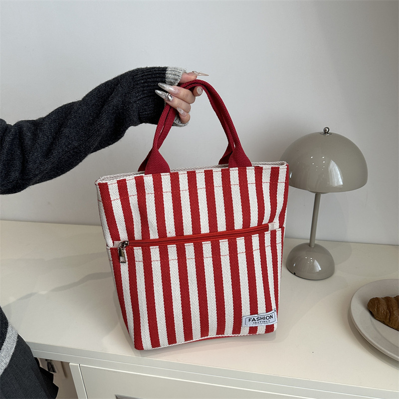 Free Delivery Designer Bag Buy Groceries Lunch Boxes Women's Hands Fashion Korean Style Artistic Canvas S Cloth S Luxury Bag