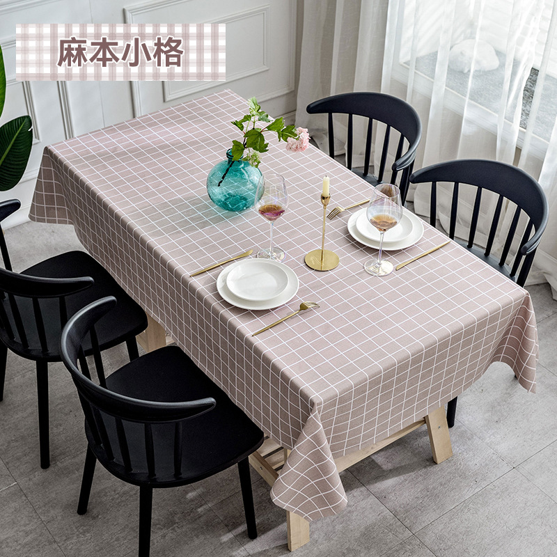 B402 waterproof tablecloth, oil-proof and wash-free new pvc table mat decorative table cloth home internet celebrity ins style coffee table cloth