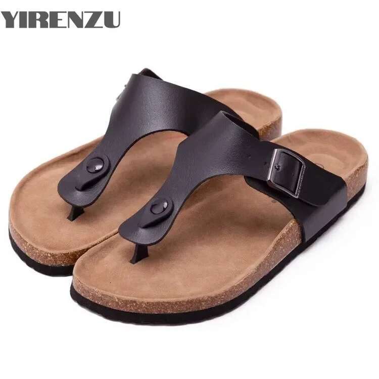 Cork Outdoor Flip Flops Summer Slippers Men Couple Beach Sandals For Women shoes for women
