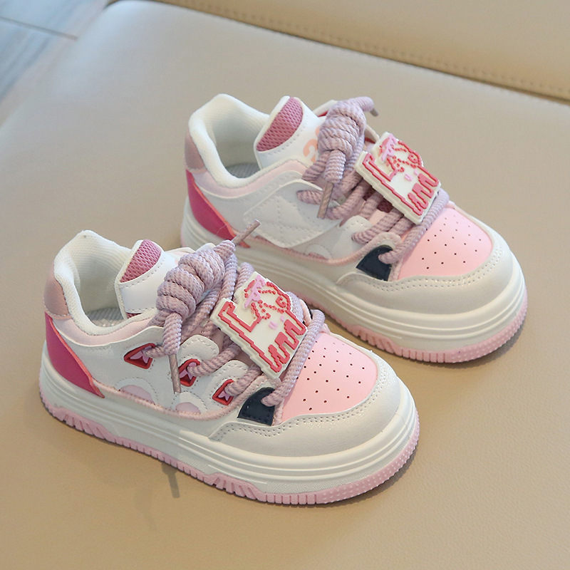 Toddler's Fashion Cartoon Casual Sports Shoes Kid's School Running Kidsnest Sneakers Child Trendy Board Shoes Sizes 5.5C-1Y K0659