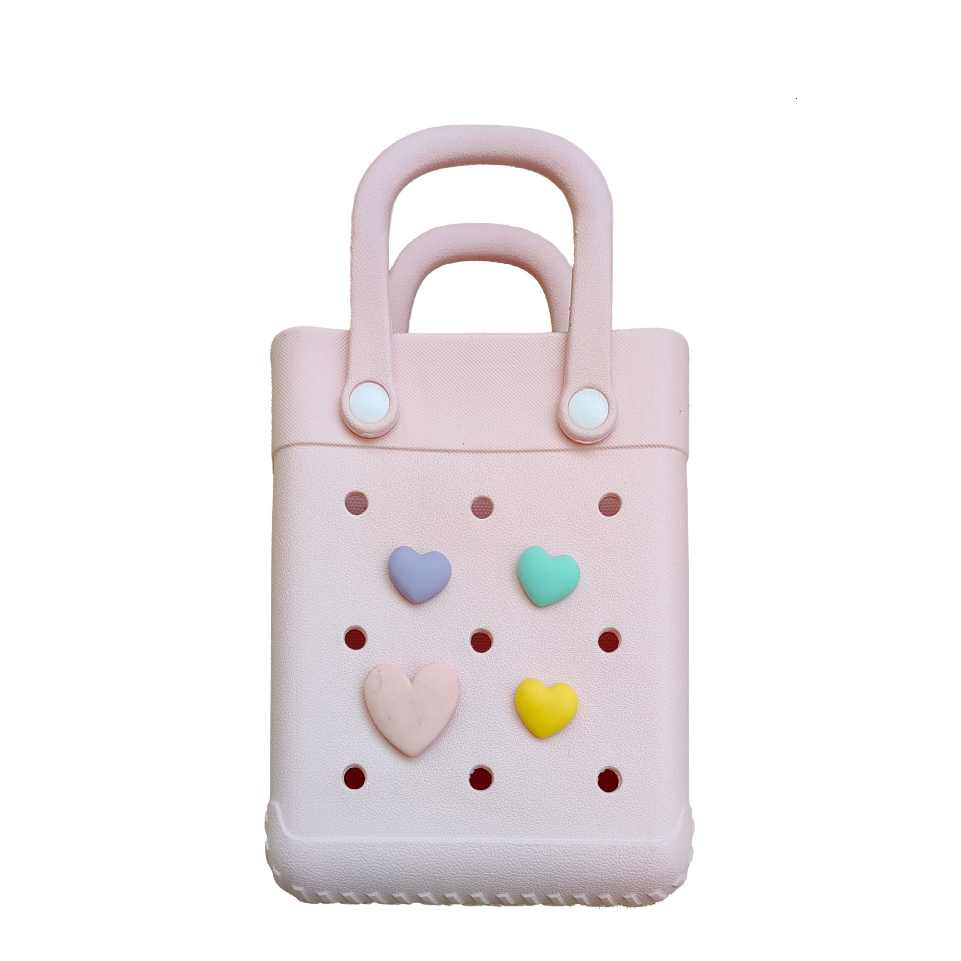 New Fashionable EVA Hole Mini Beach Handbag Waterproof, Fashionable, Portable DIY Storage, Hanging Decoration Small Bag