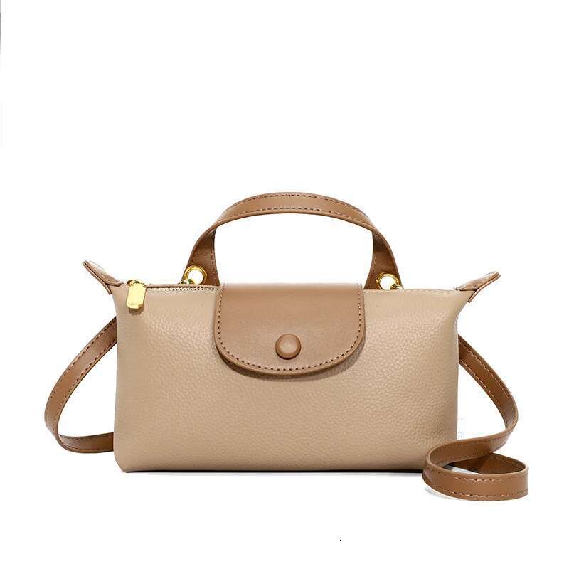 100% cowhide Crossbody Cowhide Cell Phone Shoulder Genuine Leather Messenger Bag Fashion Daily Use For Women Wallet HandBag