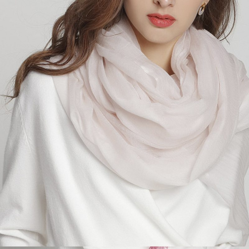 K771 Inner Mongolia 100% cashmere scarf ultra-thin 300 ring cashmere solid color oversized shawl spring autumn winter summer four seasons
