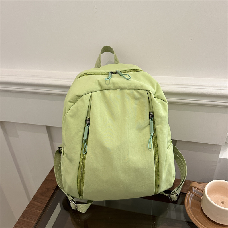 Free Delivery Designer Bag Fashionable And Versatile Backpack Women In The Spring Of 2025 Soft Girl For School Students High Looks Lazy Style Backpack