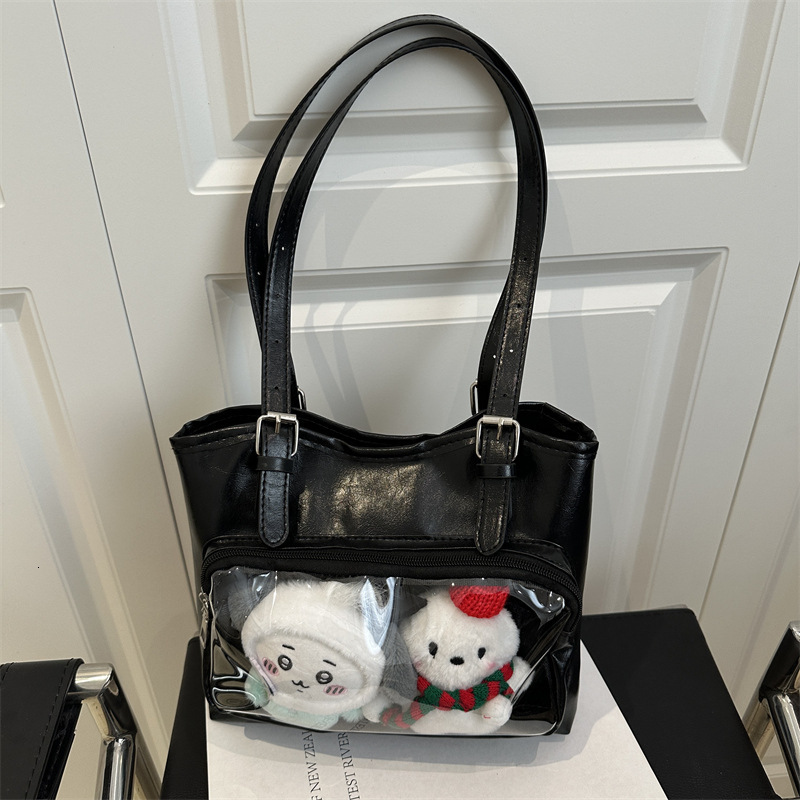 100 Sweet Shoulder Bag Spring And Summer New Large Capacity Tomorrow New Free Delivery Designer Bag Collision Tote With Luxury Bag 2025 Transparent Se
