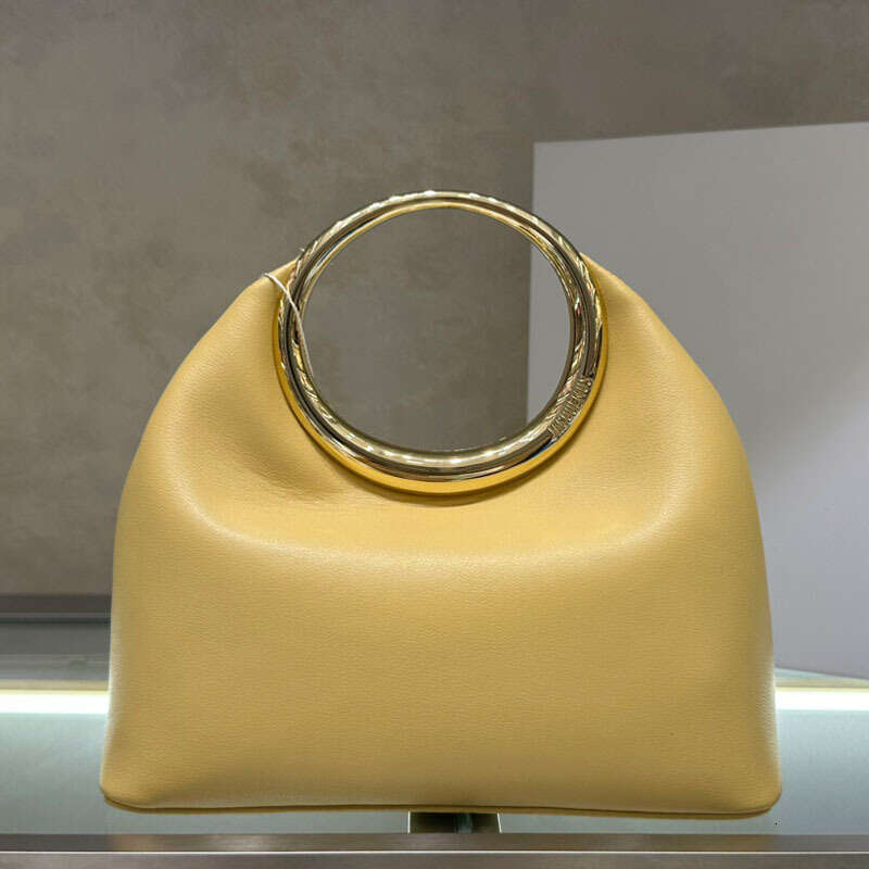 Women's Bags Designer French Niche Circular Handle Handbag Fashionable Women's Banquet Bag Sheepskin