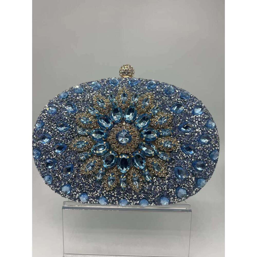 Design Suower Dia studded Personalized Evening Dress Fashionable Banquet Women's Handheld Bag, Versatile Style, New Trendy Ins