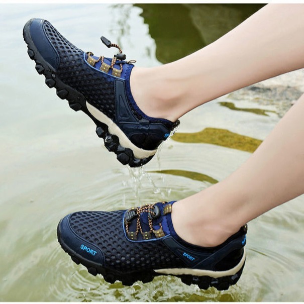 Men's 2025 summer new casual sports men's mesh hiking outdoor wading shoes