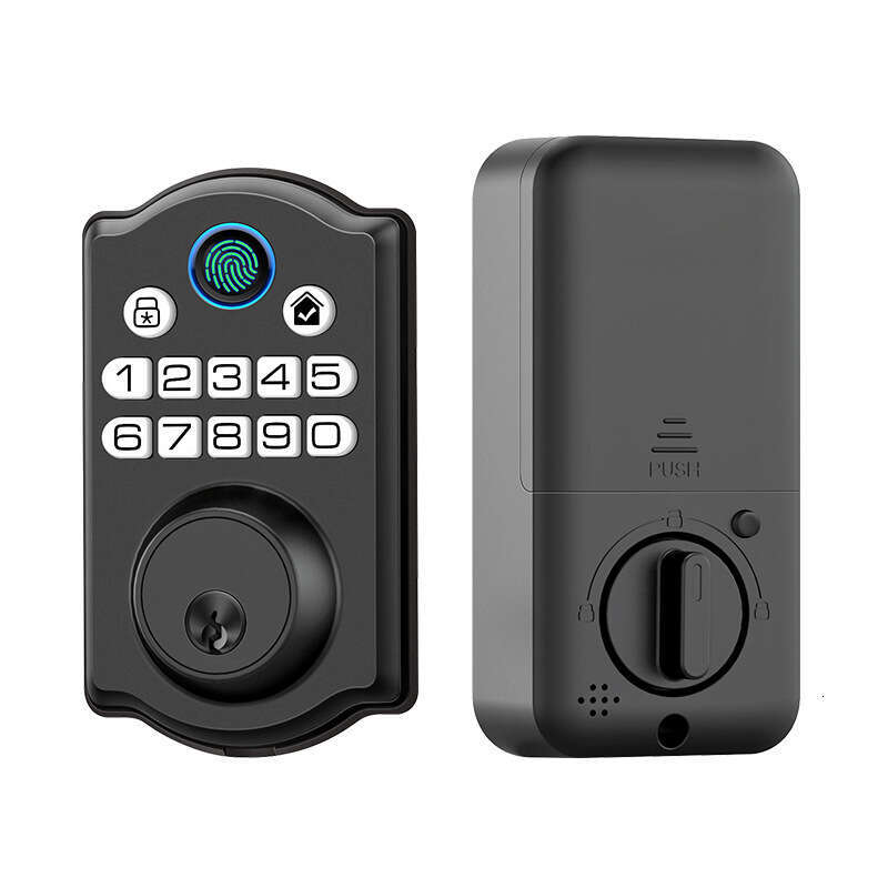Fingerprint lock smart stay lock hotel rental house password lock graffiti fingerprint lock