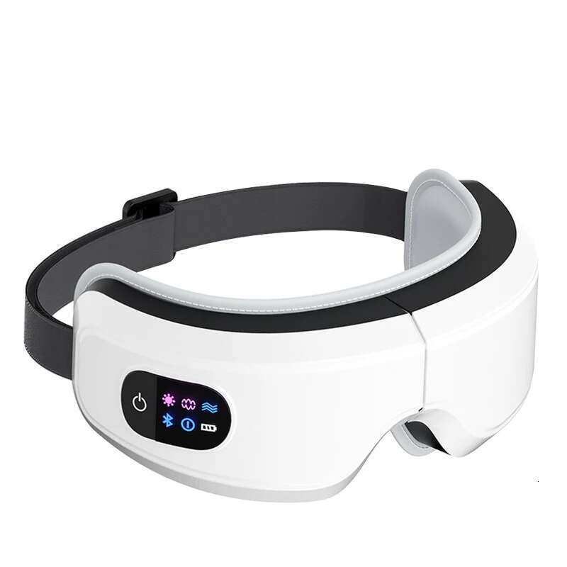 Smart Massager and Vibration 6 Modes with Bluetooth Music Heat Compression Foldable Eye Massage for Migraines