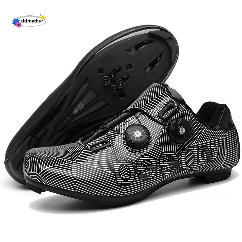 Professional locking men's and women's road assistance shoes, fitness spinning cycling shoes ddmythur