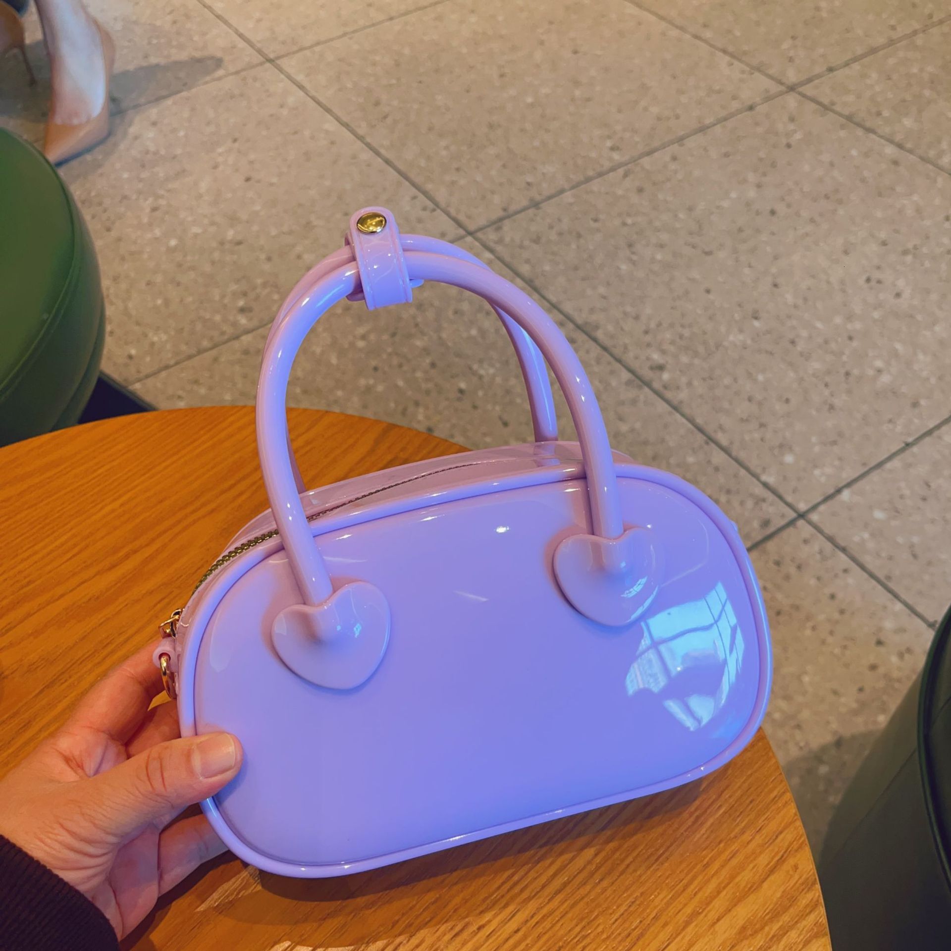New bag 2025 jelly summer candy color shoulder patch designer mini fashion high-end retro versatile handbag armpit bag