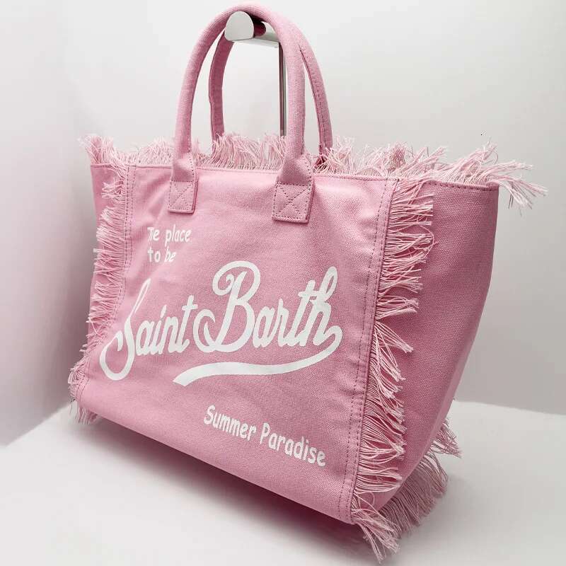 Crossbody Bag Fashion Large Capacity Casual Travel Canvas Pure Color Handmade Tassel Handbag High Quality Hundred Tote
