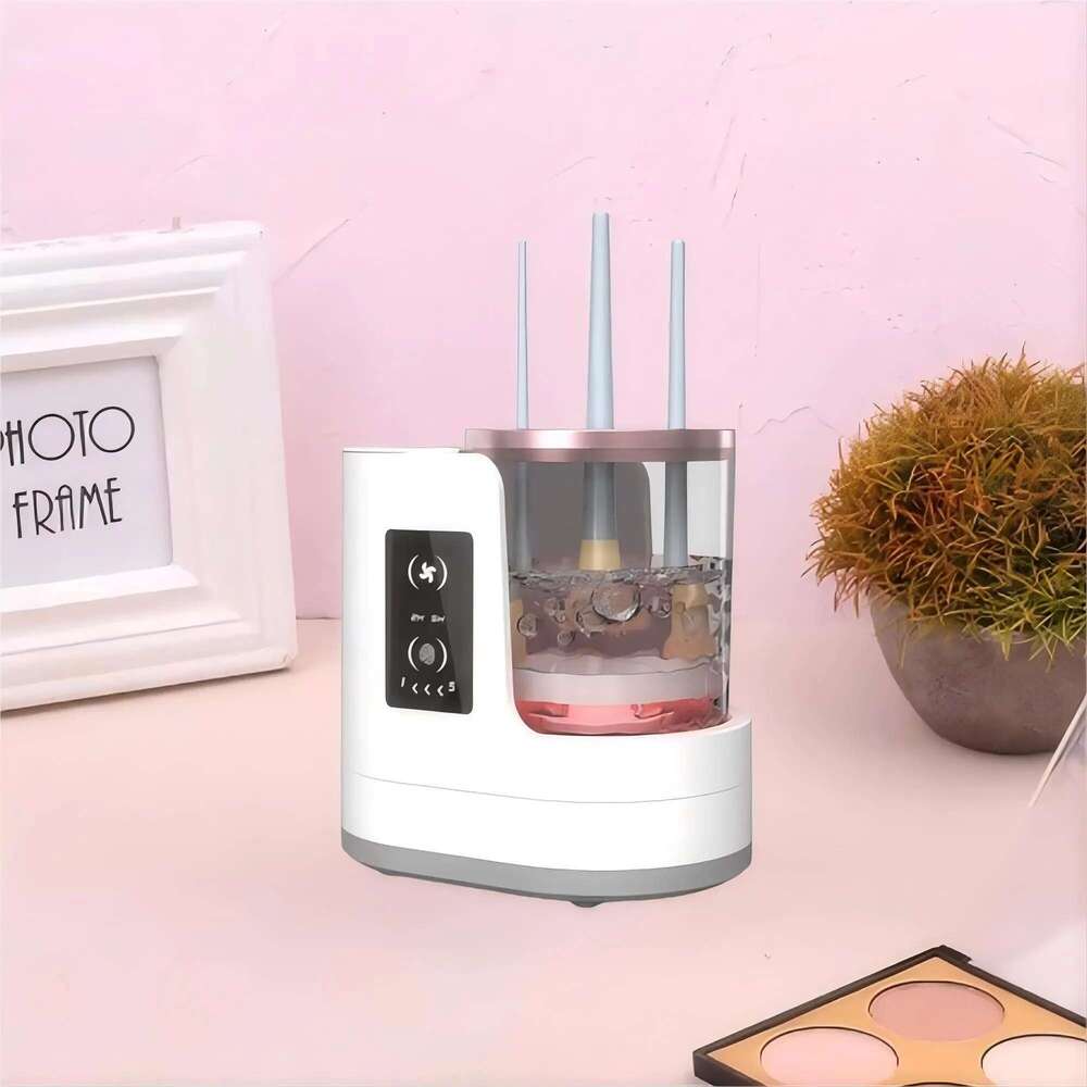 Automatic cleaner, quick dry cleaning tool, Valentine's Day gift makeup remover brow pencil brush clea