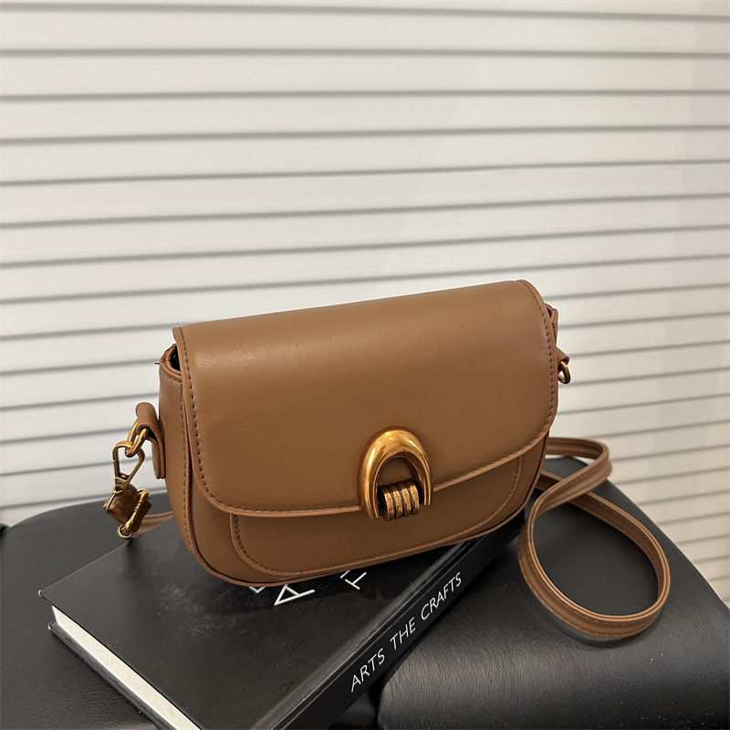 Niche Underarm For Women New Free Delivery Designer Luxury Bag Bag 2025 New Fashionable Korean Saddle Simple And Personalized Single Shoulder Crossbod