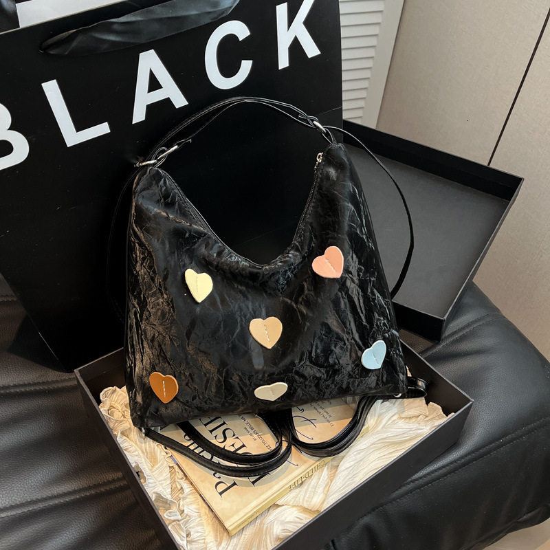 Leisure Commuting Large Capacity Tote For Women New Free Delivery Designer Bag 2025 New Versatile Luxury Bag Double Backpack Single Shoulder Crossbody