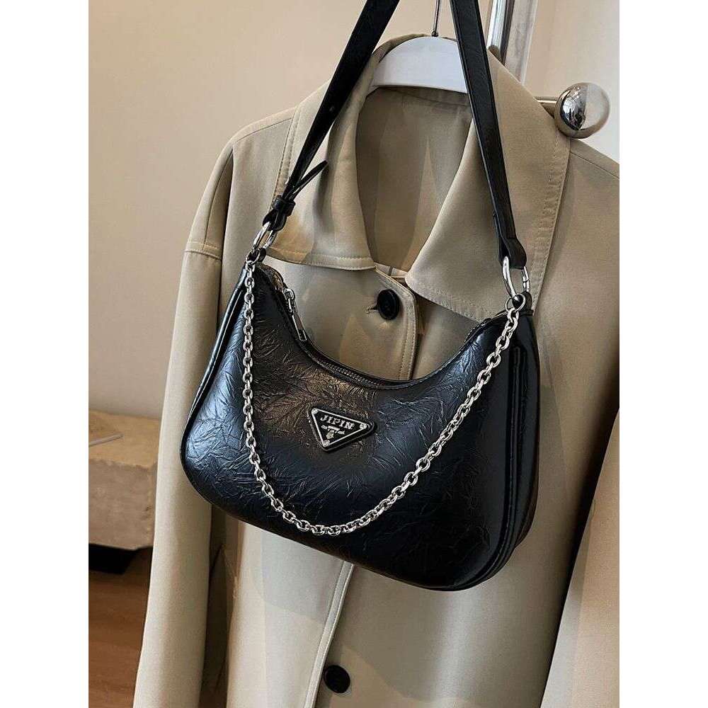 Internet celebrity high-end handbag for women 2025 new autumn and winter popular versatile crossbody bag niche single shoulder