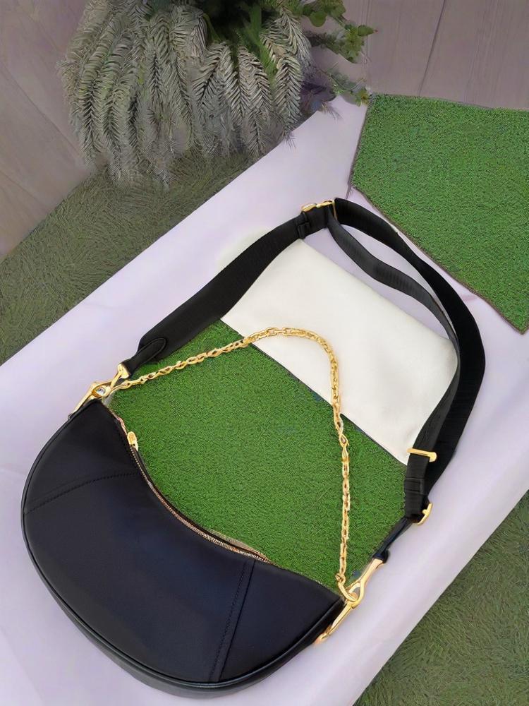 French niche bag fashion new versatile high-end crescent texture single shoulder crossbody bag armpit bag Sling bag
