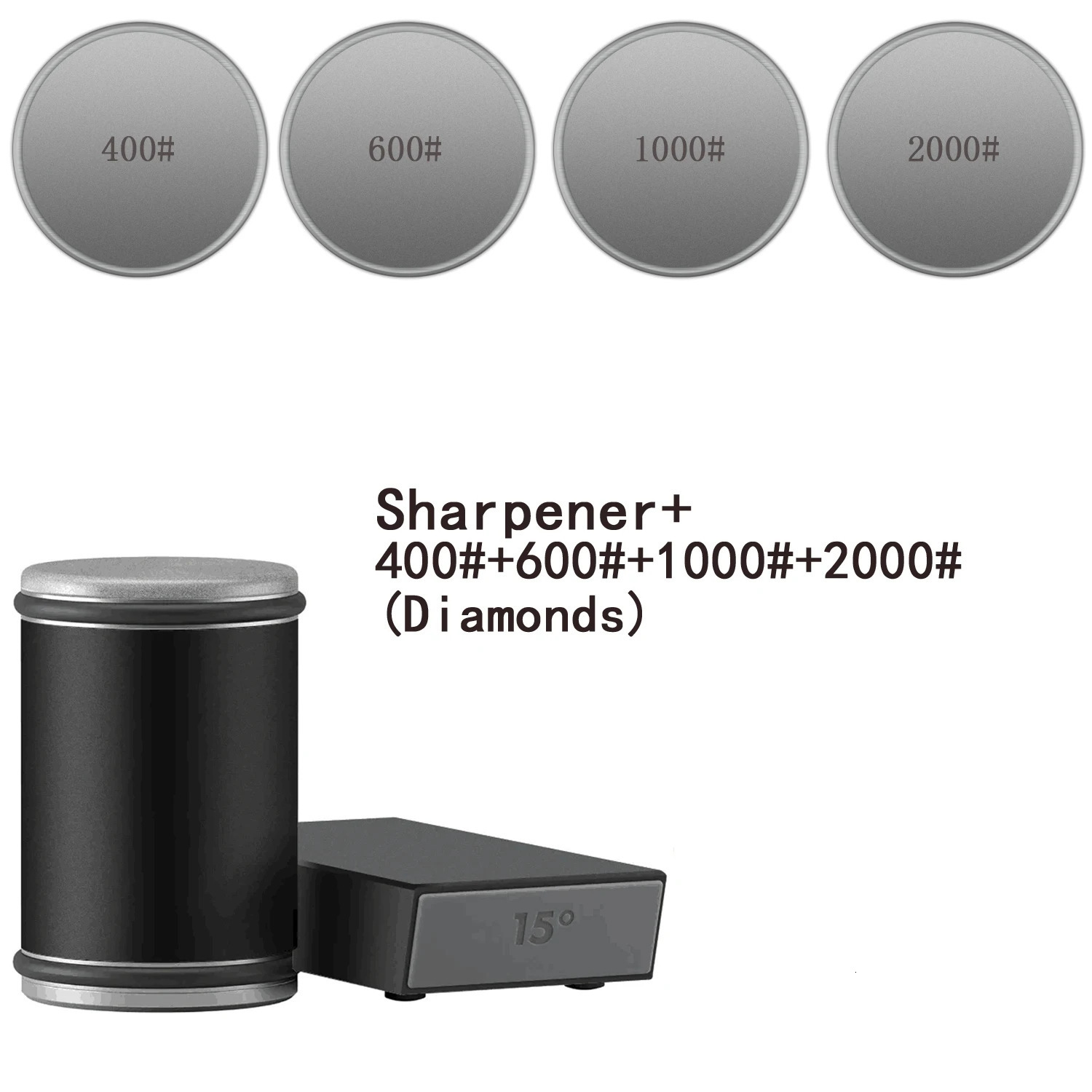 Rolling Knife Sharpener for Straight Edge Kit with 15 20 Degree Magnetic Angle Kitchen Knives 241019