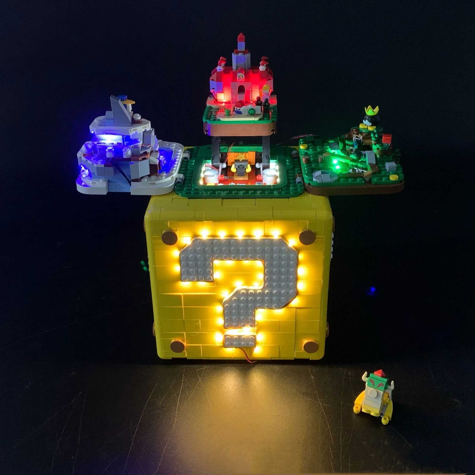 Free shipping New 64 Question Mark Building Block Cpatible 71395 Toys Boys Girls Kit Model Adts B Christmas Gifts for Kids