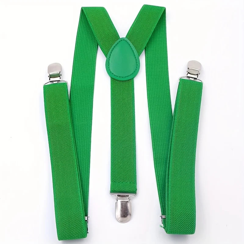 Men Suspenders High Elastic Adjustable 3 Strong Clips Suspender Heavy Duty W Trousers Braces Pants Holder Wedding Wear 250515