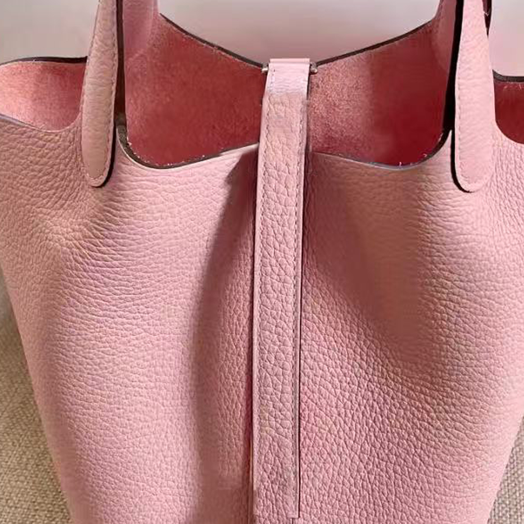 Shoulder Bags Designers Woman Designer Bags Handbag High Quality Genuine leather 18CM Togo Pochette with Gold or Silver Lock Basket Bag Handbags Small Tote Bag