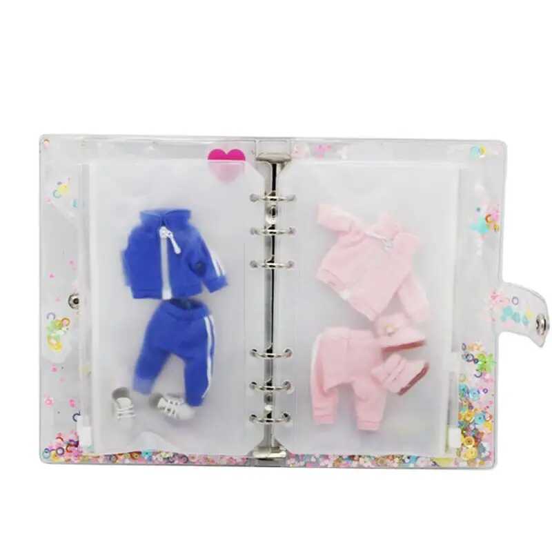 17cm Labubu Clothing Ob11 Dustproof Wardrobe Shoe Cabinet Cotton Bjd Doll Accessory Storage Box Free shipping