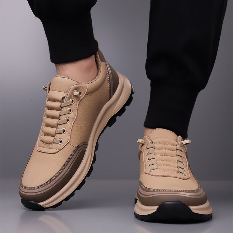 2025 Summer New Leather Lazy One Step Trendy Men's Sports and Leisure Shoes