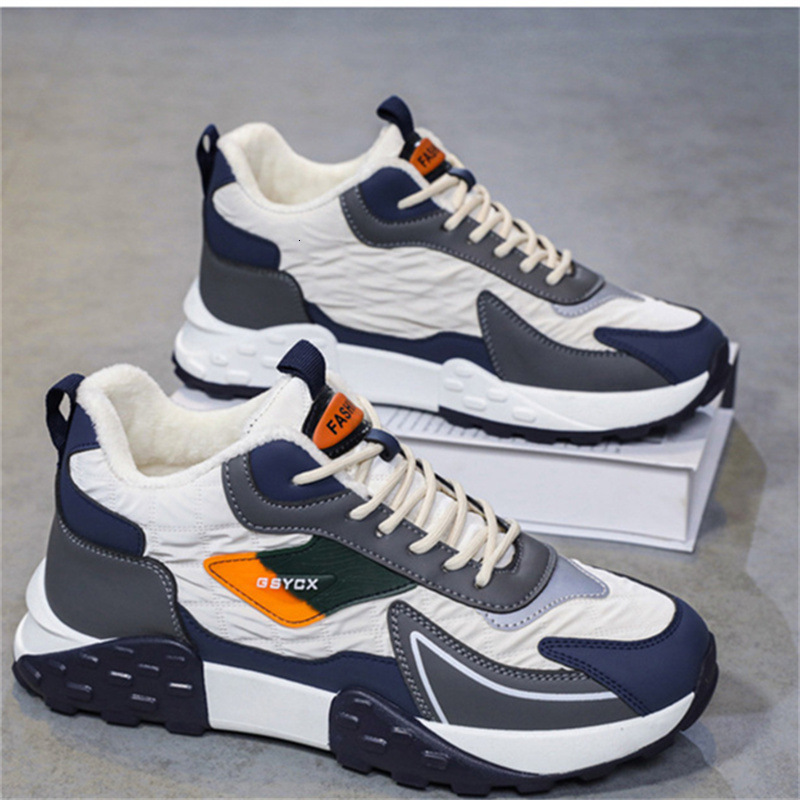 Men's 2025 spring new sports and leisure thick soled dad fashionable height increasing versatile trendy men's shoes