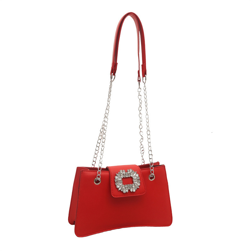Korean Version Diamond Studded For Women's Summer 2025 New Trendy Fashion Niche Armpit Versatile Chain Shoulder New Free Delivery Luxury Bag Desi
