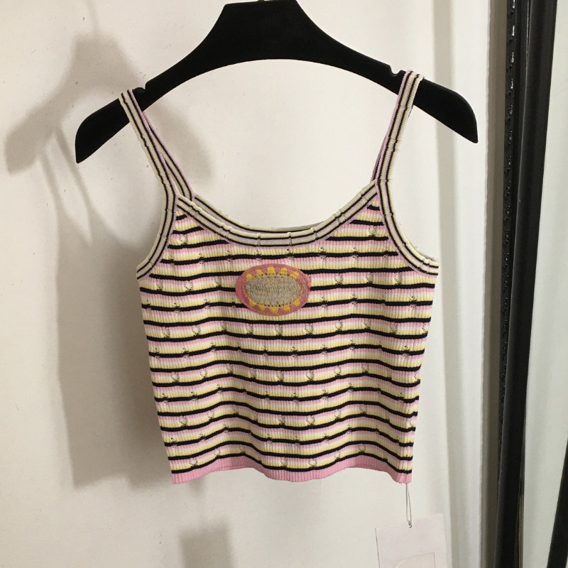 Women Tank Tops Vests Fashion Summer Sleeveless Short Sleeves Dress Shorts With Dust Bag